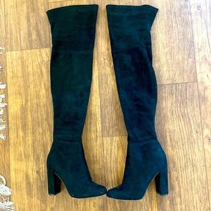 Aldo black knee high boots